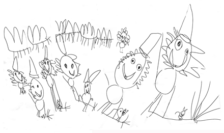 Six Witches - by Eloise Age 4